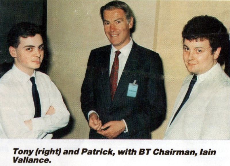 Patrick Atkins, Iain Vallance and Tony Rattigan